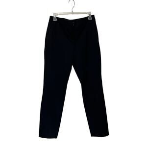 Express Columnist Ankle Pants Mid Rise Black Size 8L Career Work Stretch